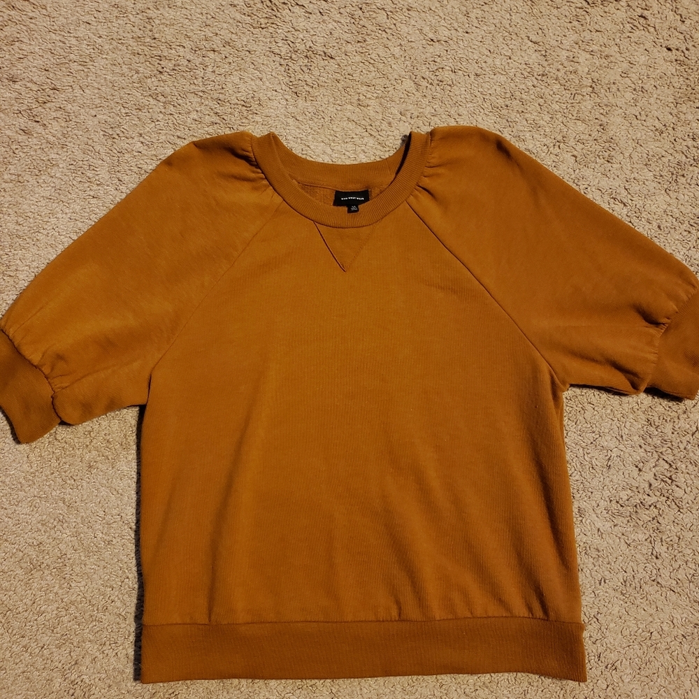 Who What Wear Mustard Top